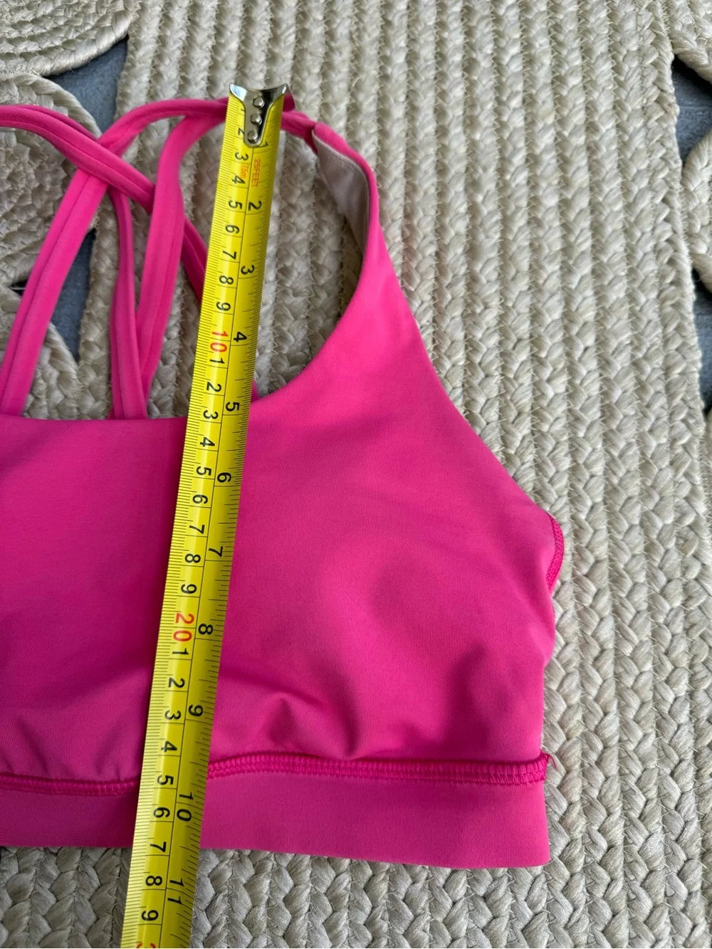 Lululemon Pink Free to Be Strappy Sports Bra Size 6 women